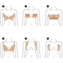 Steplya Göğüs Dikleştirme Bandı S Beden 2.5 Cm. 1126778