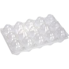 Yorulmaz Ambalaj Şeffaf Yumurta Viyolü 15 Li 20 Adet