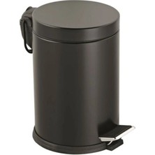 Shopwave Dila 3lt Siyah Pedallı Metal Çöp Kovası (5047) 115524