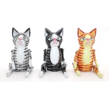 Steplya Ahşap Sallanan Kedi 1126778