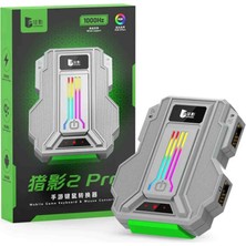 Gamwing Lie Ying 2 Pro - Süper Üçlü Setli Akıllı Makro Konsolu Klavye Mouse Dönüştürücüsü Mobil Oyunlar