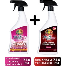 Mekselina Oksijenli Kumaş Temizleyici 750 ml + Çok Amaçlı Temizleyici 750 ml