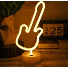 Steplya Neon Gitar Masa Lambası  1126778