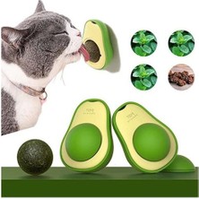 Demirhan (Yedekli) Kedi Avakado Yalama Yalama Topu  Catnip-Kedi Otu-Kedi Nanesi Oyuncağı