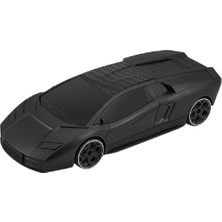 Steplya Siyah Model Araba Tasarımlı Hoparlör - Bluetooth USB Özellikli 1126778