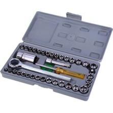Shopwave Dila 40 Parça  Lokma Takımı Plastik Kutulu Combınatıon Socket Wrench Set (5047) 115524