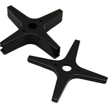 Shopwave Dila 5 Adet Siyah Artı Model Cezvelik Ocak Küçültücü Emaye (5047) 115524