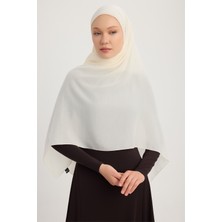 A4801 Büyük Şifon Eşarp 140X140 - Bej