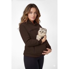 Kedi Köpek Taşıma Sweatshirtü -Evcil Hayvan Taşıma Sweatshirtü