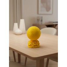 Shopwave Dila Sarı Fıfa Topu Dekoratif Biblo 10CM Modern Masa Üstü Aksesuar 115524