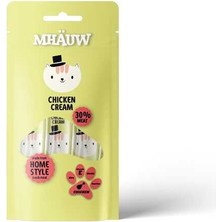 Mhauw  Kedi Kreması 15GR 4 Adet (Multivitamin-Somonlu-Ciğerli-Tavuklu)
