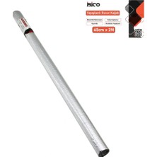 Shopwave Dila 2mt x 60CM Alüminyum Gümüş Tezgah Üstü Folyo Sticker - Duvar Kağıt Kendinden Yapışka