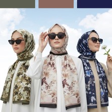 Kamer Scarf Soft Pamuk Desenli Şal Elegance Serisi 3lü Paket