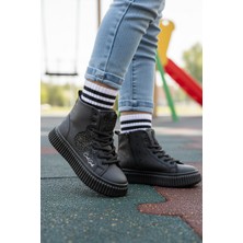 Cool Aisha F Kaymaz Taban Siyah Kız Çocuk Bot