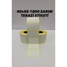 Zebra 40X58 1000 Sarım Terazi Etiketi 20 Adet