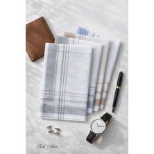 Hepsine Rakip 12 Li Erkek Cep Yaka Mendil Seti 42X42 cm Pamuklu Mirblack