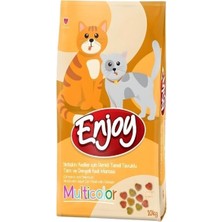 Enjoy Multi Color Tavuklu Yetişkin Kedi Maması 10 kg