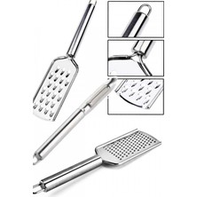 Gampus Paslanmaz Çelik El Rendesi ve Soyacak Oyacak Seti 2 Li Set