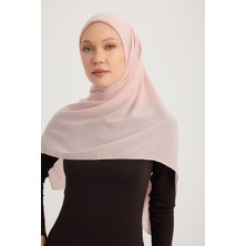 A2801 Büyük Şifon Eşarp 120X120 - Pudra