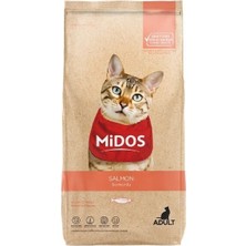Midos Somon ve Pirinçli Yetişkin Kedi Maması 15 kg