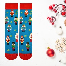 Carnaval Socks Christmas Oyuncak Desenli Yılbaşı Desenli Unisex Soket Çorap