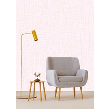 Golden DUVAR KAĞIDI - BORDÜR Tekstil Serisi Keten Kumaş Görünümlü Soft 5.2m² Dekoratif Nonwoven Duvar Kağıdı