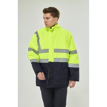 Iş ve Işçi Kıyafetleri - Reflektörlü Kaban Mont