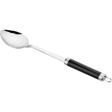 Birpa Icon  Black Sılver Servis Kaşığı
