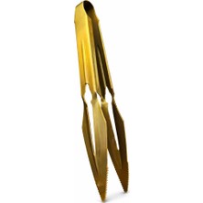Puffstore Gold Renk Metal Nargile Közü Maşası | Isıya Dayanıklı Köz Tutacağı