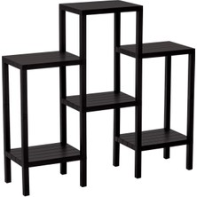 Shopwave Dila 6 Raflı - Siyah Modüler Ünite Plastik 108X100X29 cm (5047) 115524