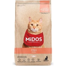 Midos Balık ve Pirinçli Kısırlaştırılmış Yetişkin Kedi Maması 15 kg