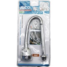 Shopwave Dila Metal  Kubar - Batarya Borusu  Krom Topaç Başlık= Kademeli   360 Derece Yaylı   Anti Twist