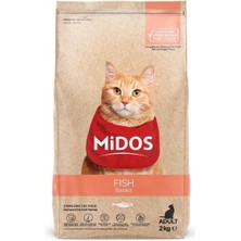 Midos Balık ve Pirinçli Kısırlaştırılmış Yetişkin Kedi Maması 2 kg