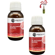 Xlante At Kestanesi Şurubu Rahat ve Hafif His Için 50 ml x 2 Ad.+Çörek Otu Yağı ile