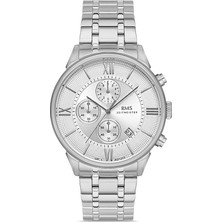 Rms Zeitmeister RMS.1.AG1210.01 Fonksiyonlar Aktif Kristal Cam 5 Atm Suya Dayanıklı Metalik Renk Erkek Kol Saati