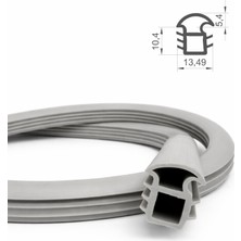 MAKPLASTİK FİTİL PROFİL P 073 Çelik Kapı Kasa Fitili 6 Metre