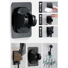 Shopwave Dila Yapışkanlı Duş Başlığı Tutucu Ayarlı Siyah (5047) 115524