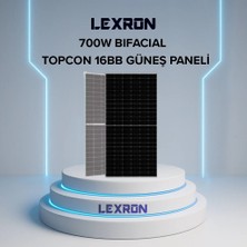 Lexron 700W Half-Cut Bifacial Topcon Monokristal Güneş Paneli