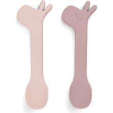 Done By Deer Done by Deer - Lalee - 2'li Silikon Kaşık Seti - Pembe