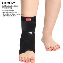 Aluslive ALUSLİVE AŞİL ( ACHİLL ) TENDON DESTEKLİ AYAK BİLEKLİĞİ STANDART BEDEN