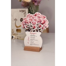 Tifopix Gül Temalı Çiçekli Ramazan Takvimi - 30 Günlük Ramazan Takvimi - Hadis-I Şerifli