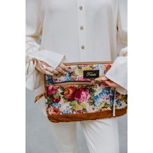 Fudela 15.6 Inch Flowers Macbook- Laptop Bag
