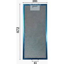 Akat Bütün Markalar Ile Uyumlu Universal Davlumbaz 20,5X47,2 cm Aspiratör Yağ Filtre