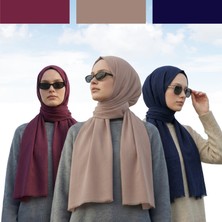 Kamer Scarf Pure Line Serisi Pamuk Konfor Şal 3lü Paket