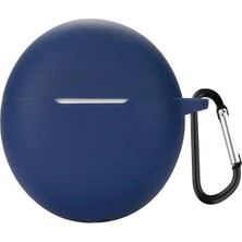 Guleron Oppo Enco Buds 2 Uyumlu Mat Silikon Kılıf + Kanca