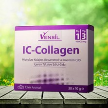 Vensil IC Collagen Tip1 Tip3 Hidrolize Kolajen, Resveratrol ve Koenzim Q10 – 30 Şaset