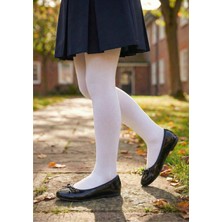 Pink Bunny Düz Desenli Külotlu Çorap