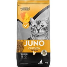 Juno Tavuklu Yetişkin Kedi Maması 15 kg