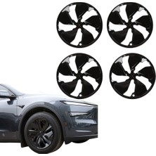 Ramm Tesla Juniper Mırage Jant Kapağı Seti 19 Inç - Parlak Siyah