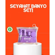 Narnuga 5 Parça Seyahat Kişisel Bakım Seti Şişe Sprey Krem Kutulu